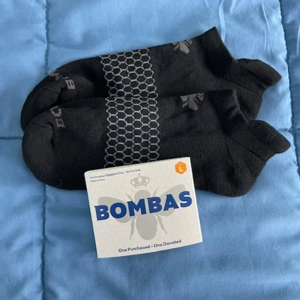 Large Bombas Ankle Socks x 10 pairs BUNDLE Black NEW LOT UNISEX MENS ATHLETIC - Picture 3 of 10